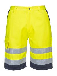 Warnschutz-Shorts aus Polyester-Baumwolle